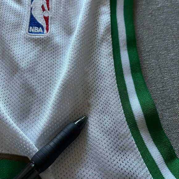 Adidas Boston Celtics Rajon Rondo Jersey Men Large White Green NBA Championship - Picture 9 of 11